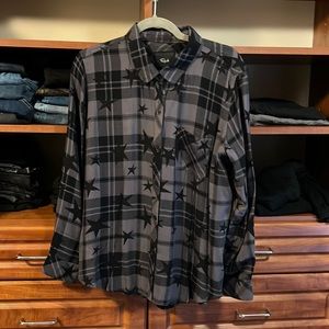 Rails Hunter Shirt in color Ash Twilight Stars